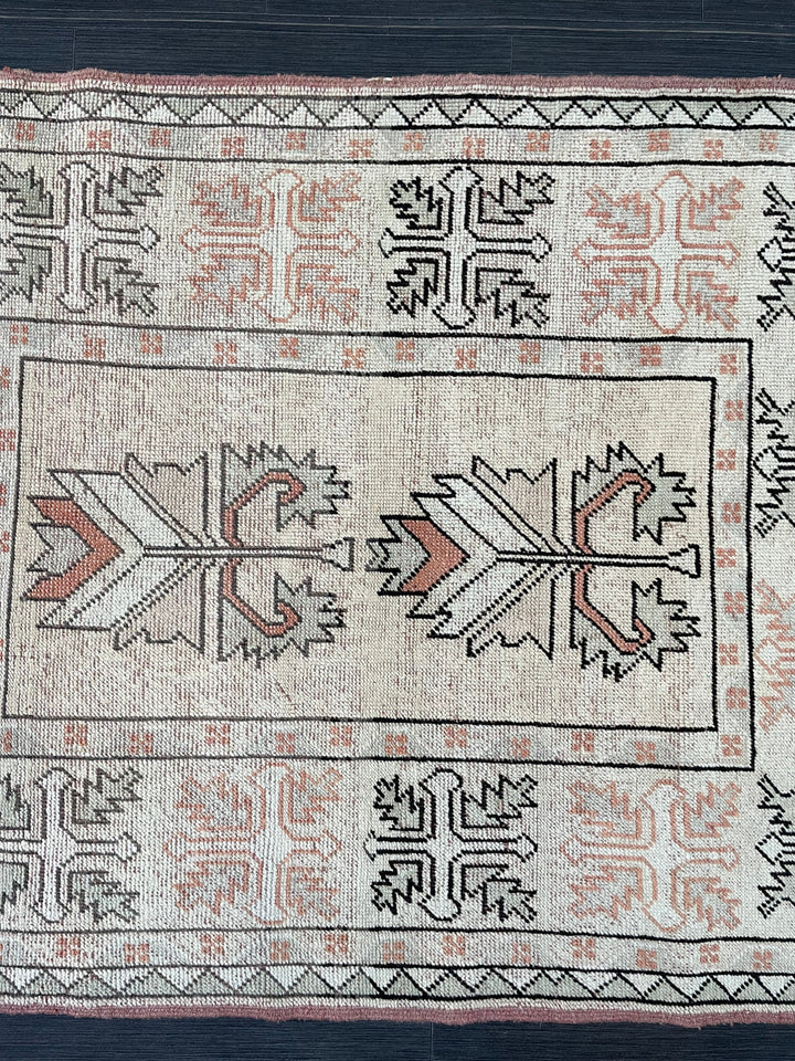 Rust Oushak Rug 3' 5" x 4' 9" - No. WR66243