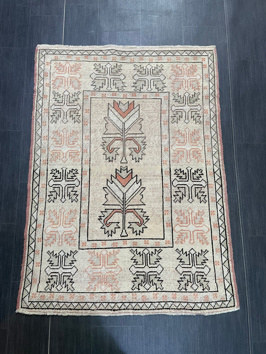 Rust Oushak Rug 3' 5" x 4' 9" - No. WR66243