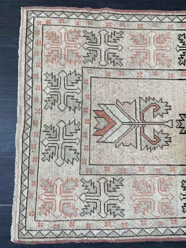 Rust Oushak Rug 3' 5" x 4' 9" - No. WR66243