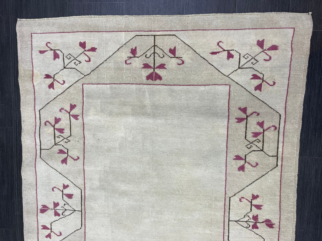 Rust Oushak Rug 4' 1" x 5' 6" - No. WR98404