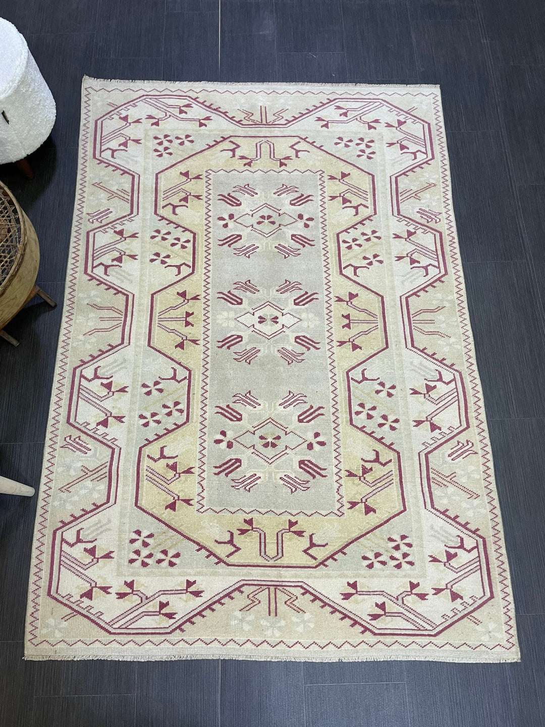 Muted Runner Rug 4' x 5' 11" - No. WR49870
