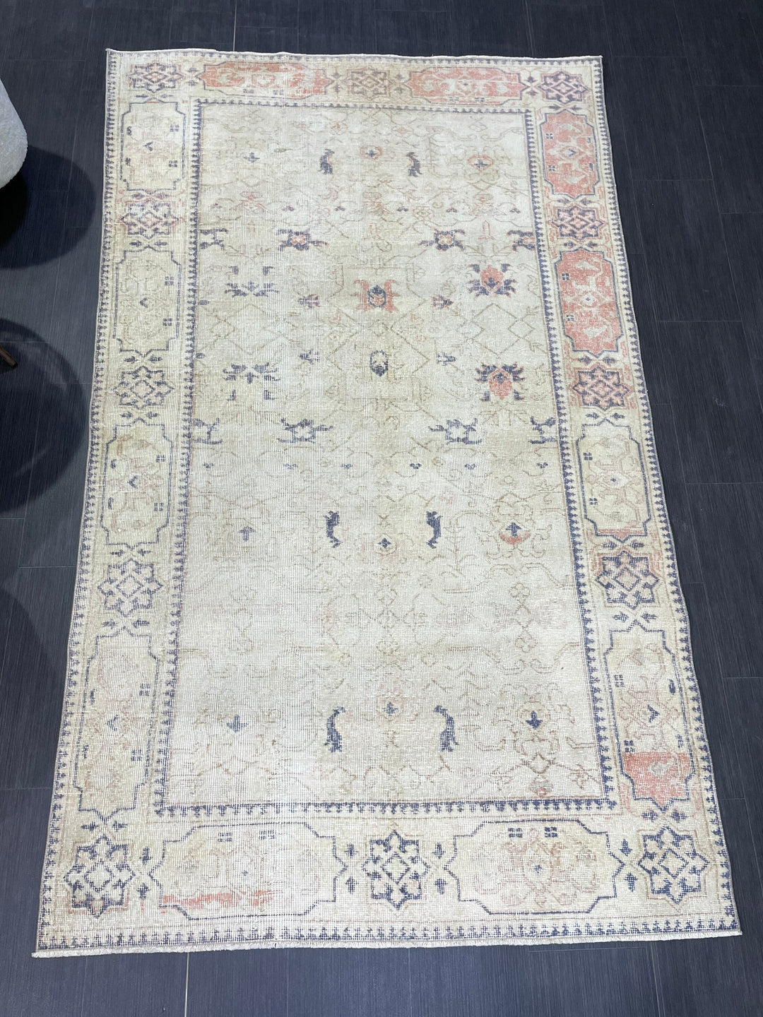 Rust Vintage Turkish Rug 5' x 8' 3" - No. WR38988