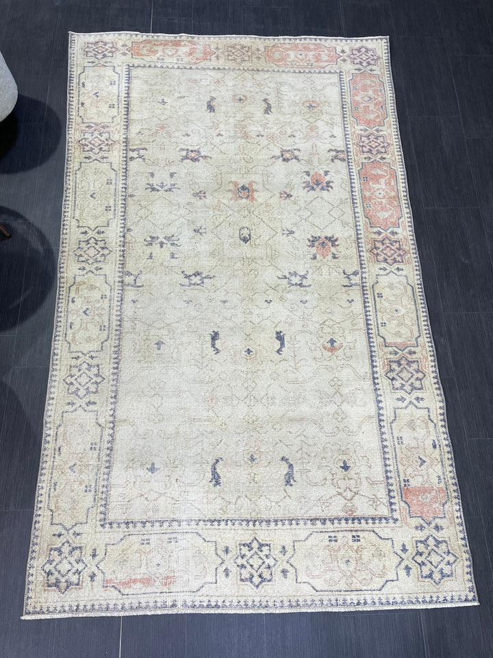 Rust Vintage Turkish Rug 5' x 8' 3" - No. WR38988