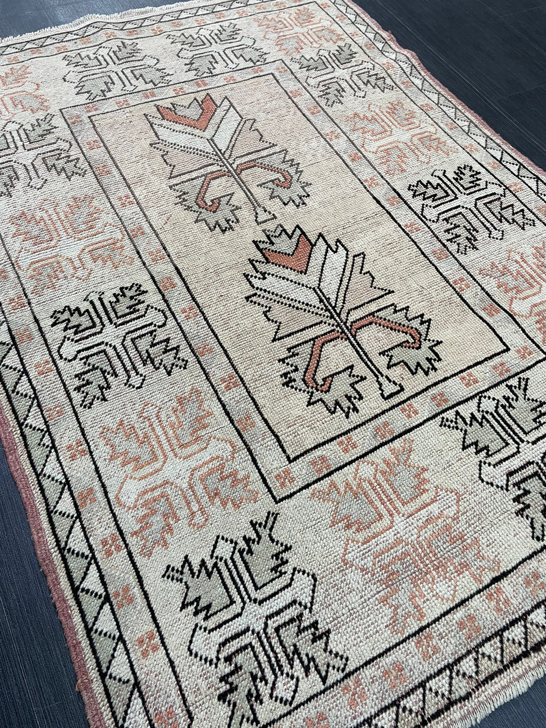 Rust Oushak Rug 3' 5" x 4' 9" - No. WR66243