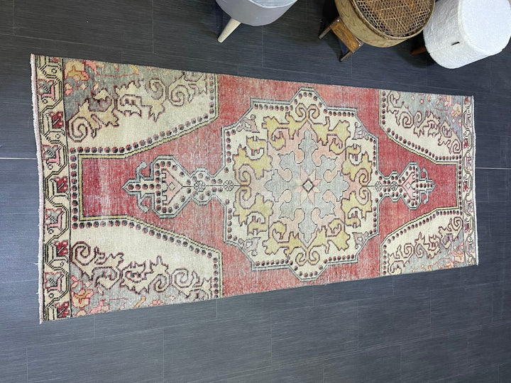 Rust Turkish Runner Rug 3' 3" x 7' 7" Hand-Knotted view