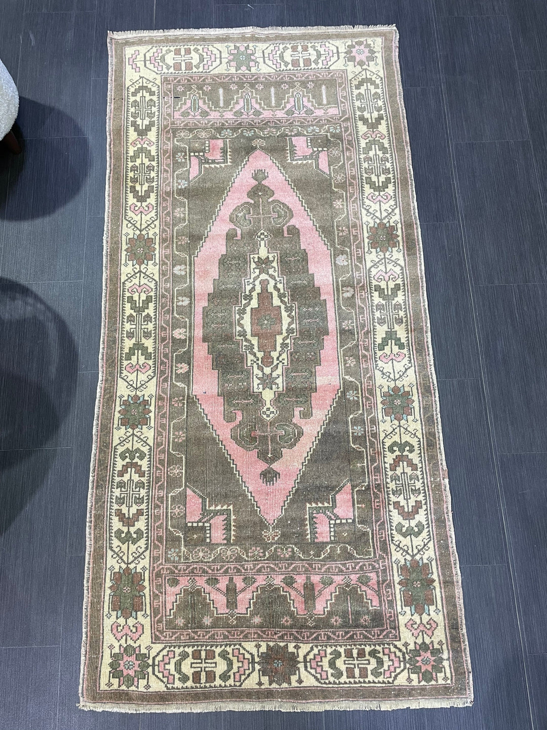 Turkish Oushak Rug 3' 3" x 6' 9" Hand-Knotted view 9