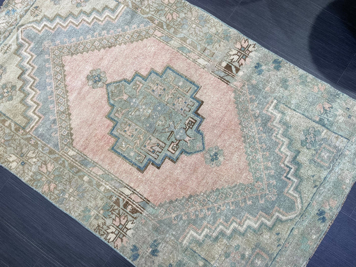 Rust Turkish Oushak Rug 3' 3" x 5' 3" Hand-Knotted view