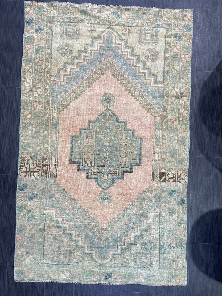 Rust Turkish Oushak Rug 3' 3" x 5' 3" Hand-Knotted view 9