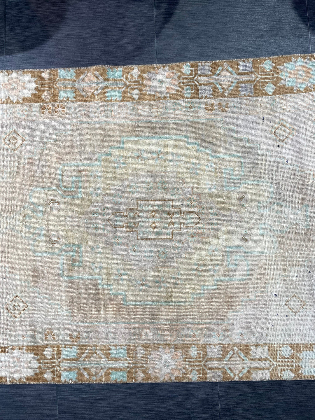 Tan Oushak Rug 3' 4" x 6' 7" - No. WR62060