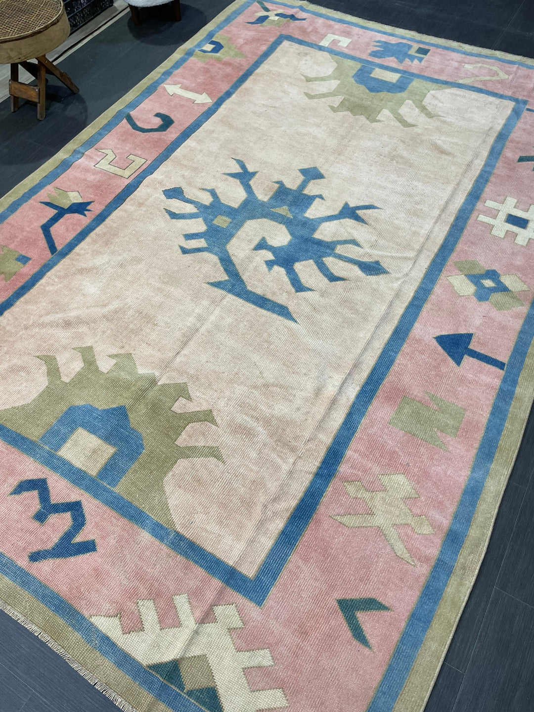 Muted Oushak Rug 6' 11" x 10' 2" - No. WR65854