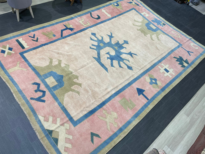 Muted Oushak Rug 6' 11" x 10' 2" - No. WR65854