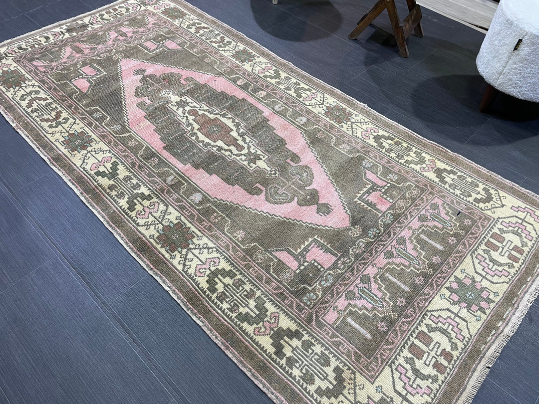 Turkish Oushak Rug 3' 3" x 6' 9" Hand-Knotted