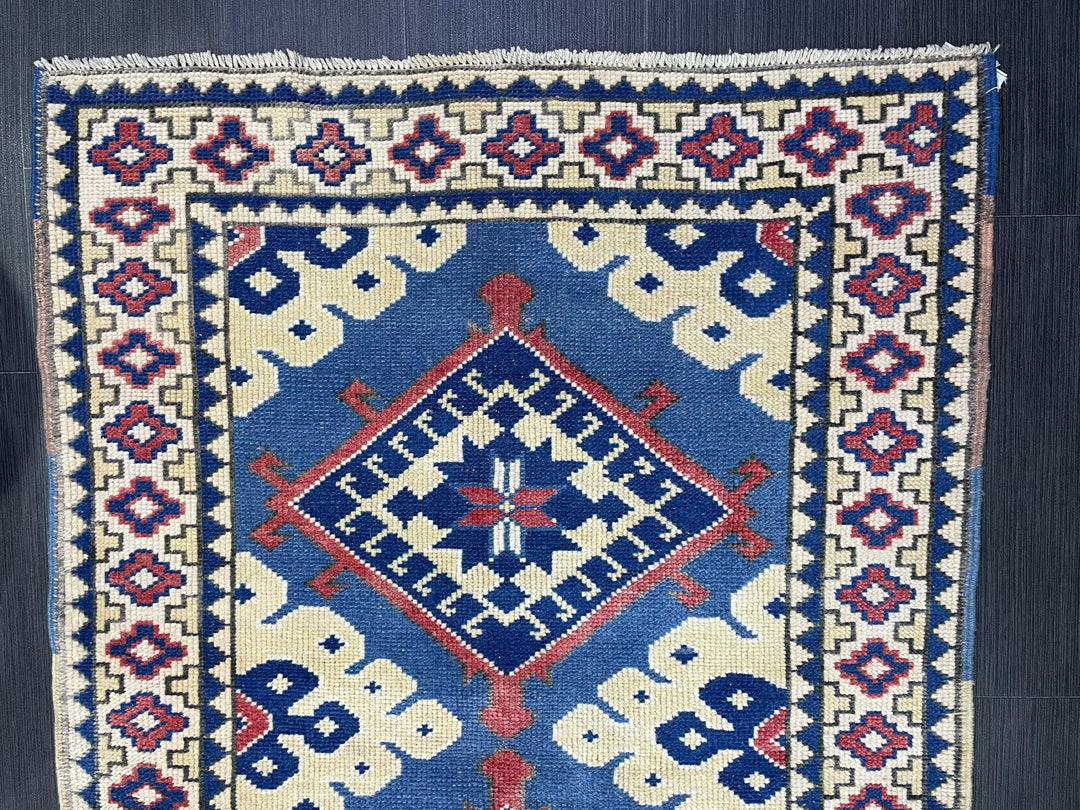 Turkish Oushak Rug 3' 3" x 4' 9" Hand-Knotted view