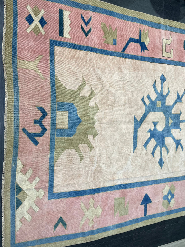 Muted Oushak Rug 6' 11" x 10' 2" - No. WR65854