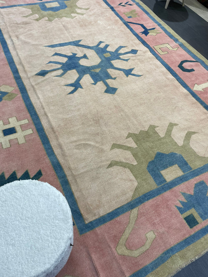 Muted Oushak Rug 6' 11" x 10' 2" - No. WR65854
