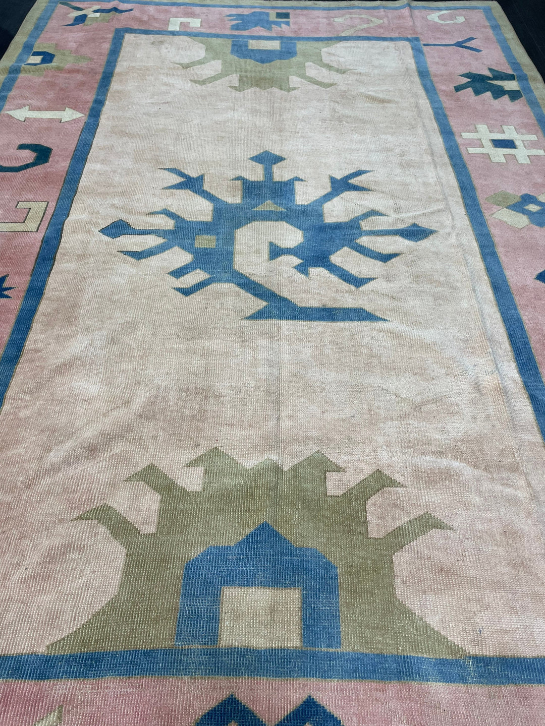 Muted Oushak Rug 6' 11" x 10' 2" - No. WR65854