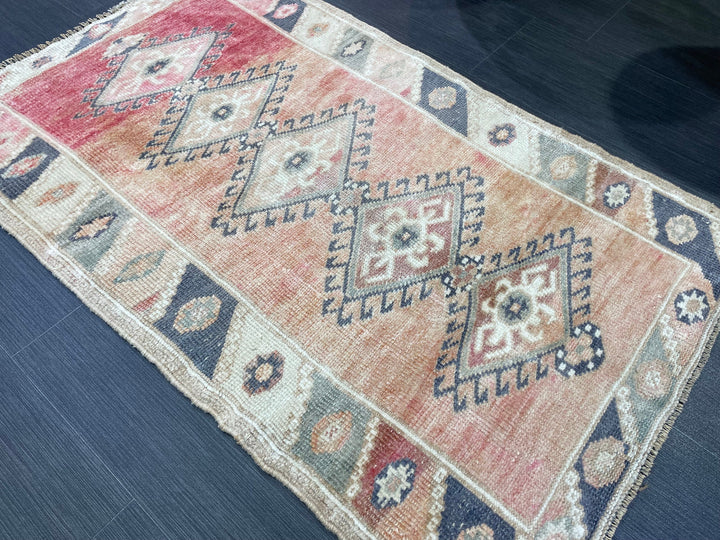 Blue Turkish Oushak Rug 2' 6" x 4' 2" Hand-Knotted | No. WR53130