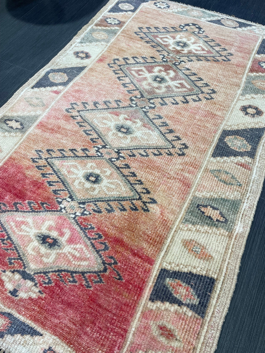 Blue Turkish Oushak Rug 2' 6" x 4' 2" Hand-Knotted | No. WR53130