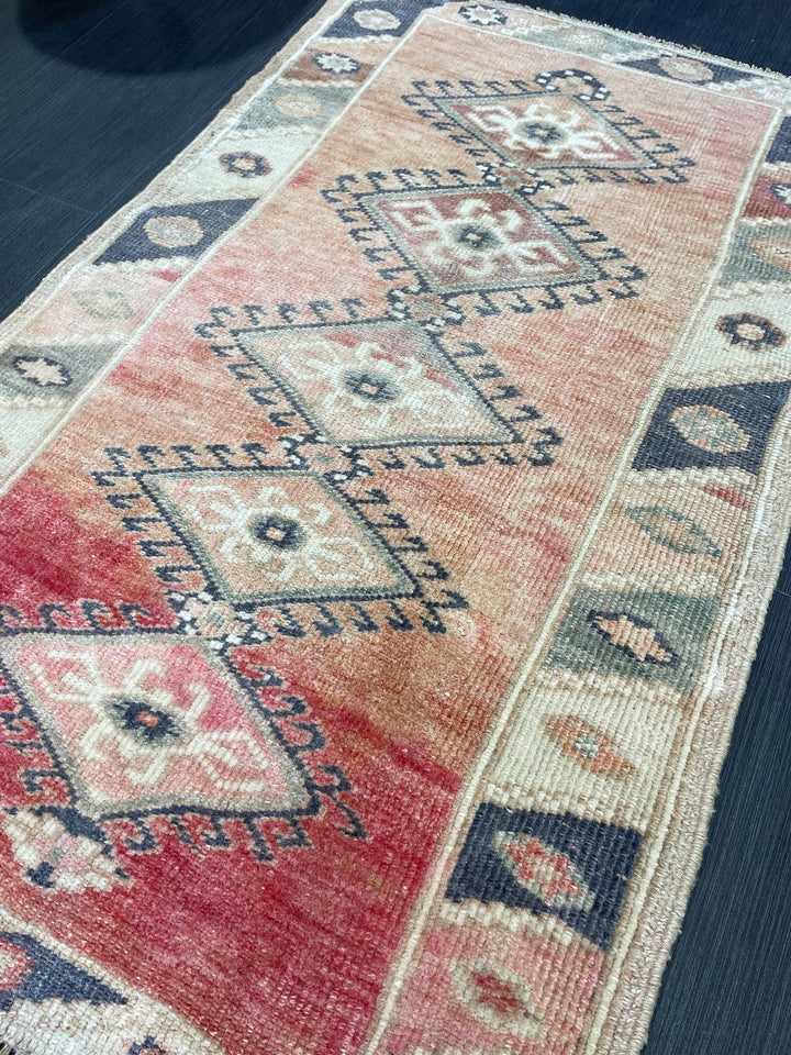 Blue Turkish Oushak Rug 2' 6" x 4' 2" Hand-Knotted | No. WR53130