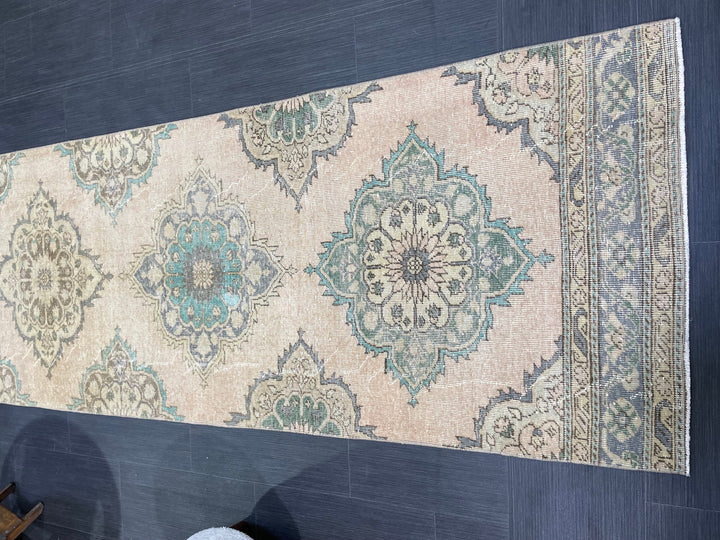 Rust Turkish Runner Rug 2' 10" x 12' 2" Hand-Knotted view
