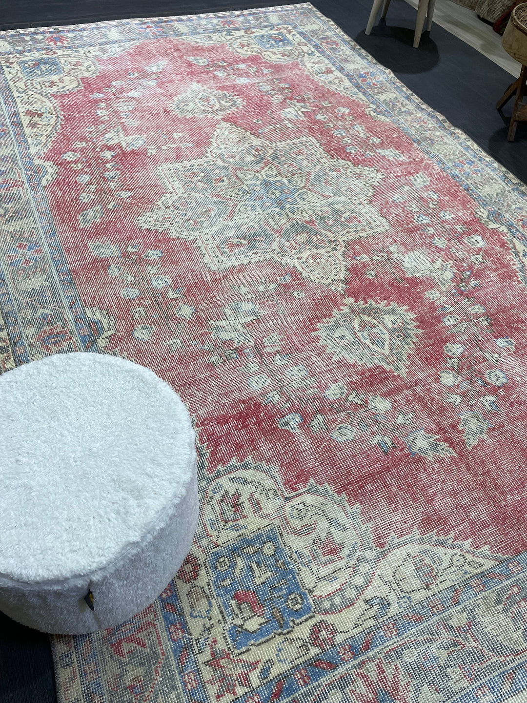 Turkish Runner Rug 5' 10" x 9' 6" Hand-Knotted field