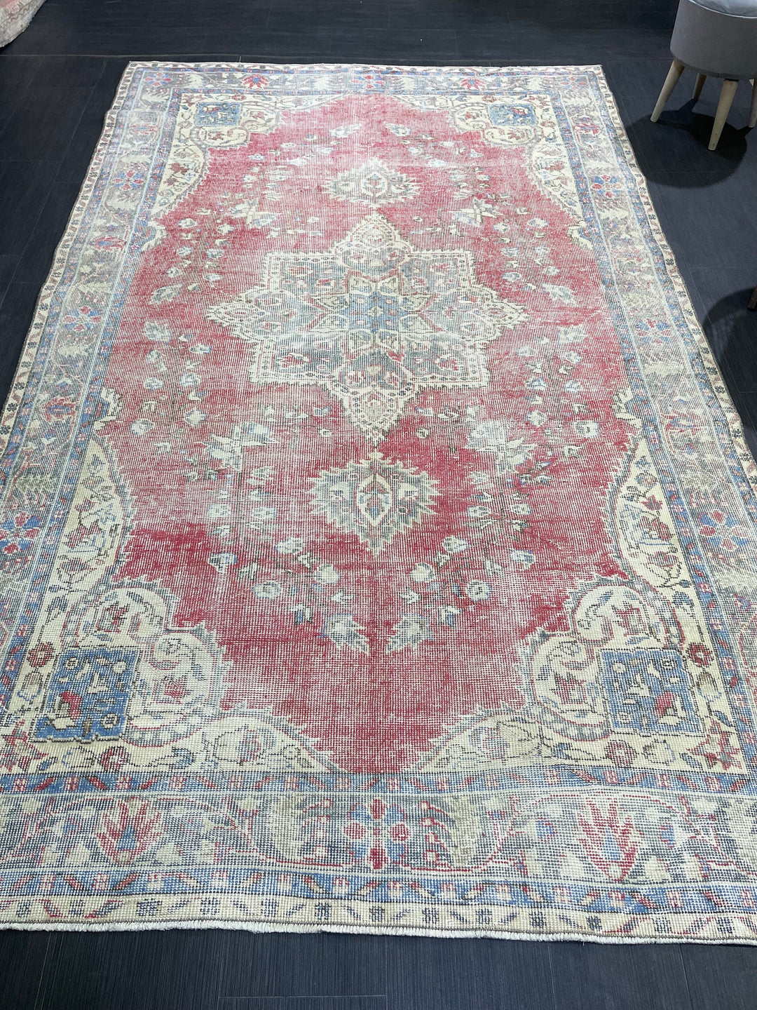 Turkish Runner Rug 5' 10" x 9' 6" Hand-Knotted view 9