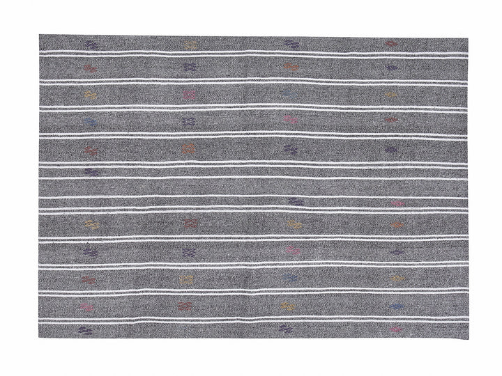 Gray Kilim Rug 5' 8" x 7' | No. VR48809