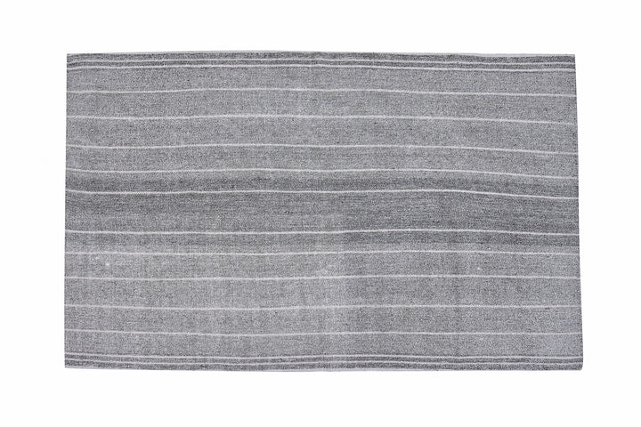 Gray Kilim Rug 5' 11" x 8' 5" | No. VR32398