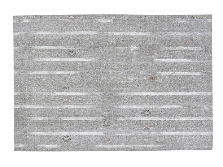 Gray Kilim Rug 5' 5" x 7' | No. VR61585