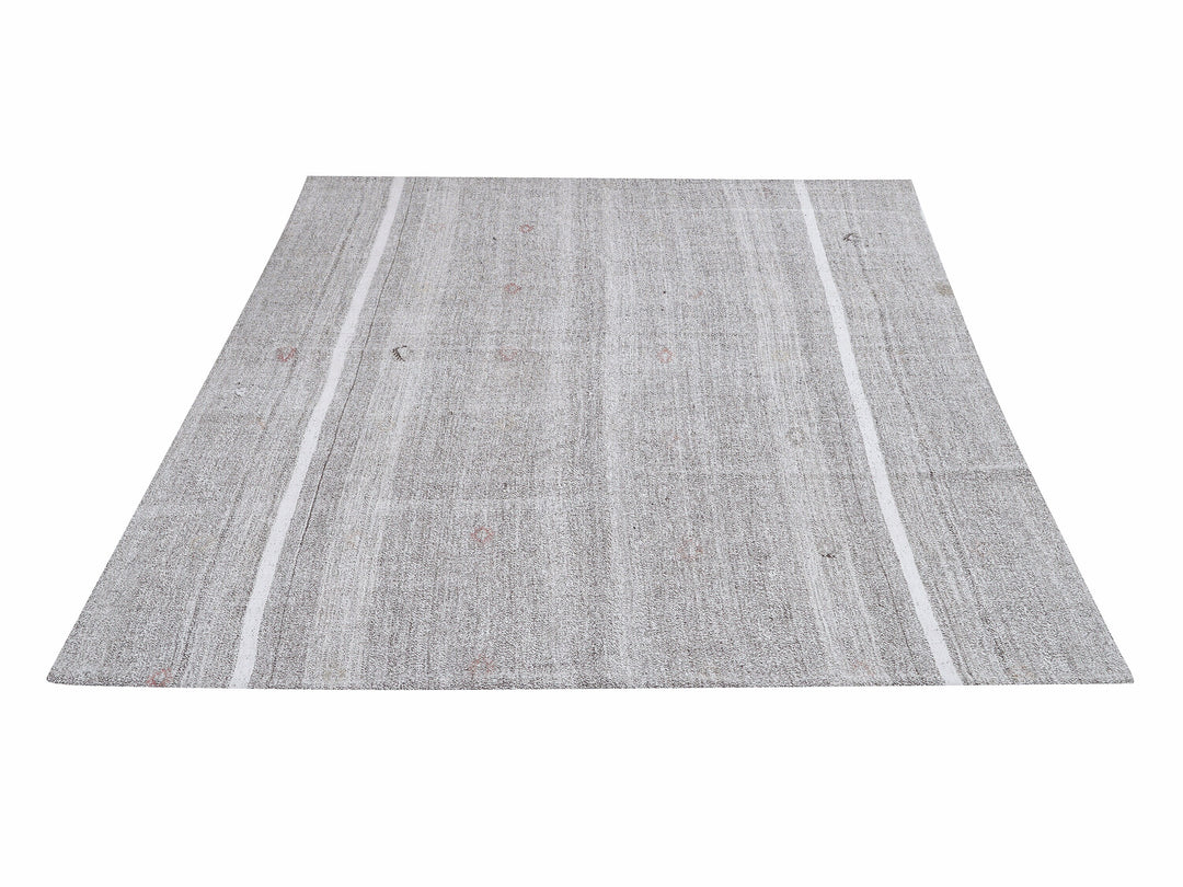 Gray Kilim Rug 5' 11" x 7' 7" | No. VR45413