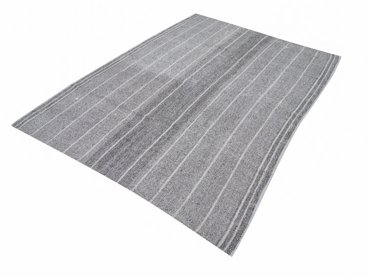 Gray Kilim Rug 5' 11" x 8' 5" | No. VR32398
