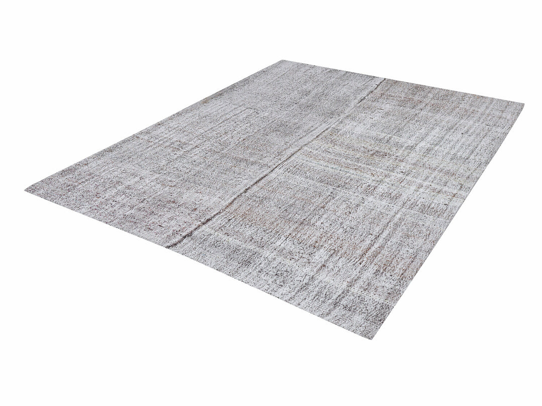 Gray Kilim Rug 7' 1" x 9' 4" | No. VR14312