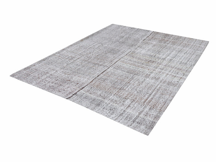Gray Kilim Rug 7' 1" x 9' 4" | No. VR14312