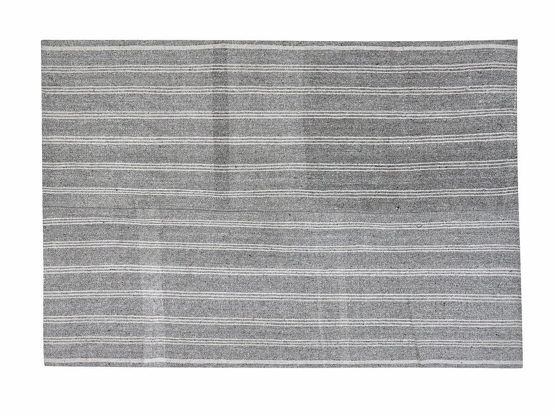 Gray Kilim Rug 6' 4" x 7' 11" | No. VR38013