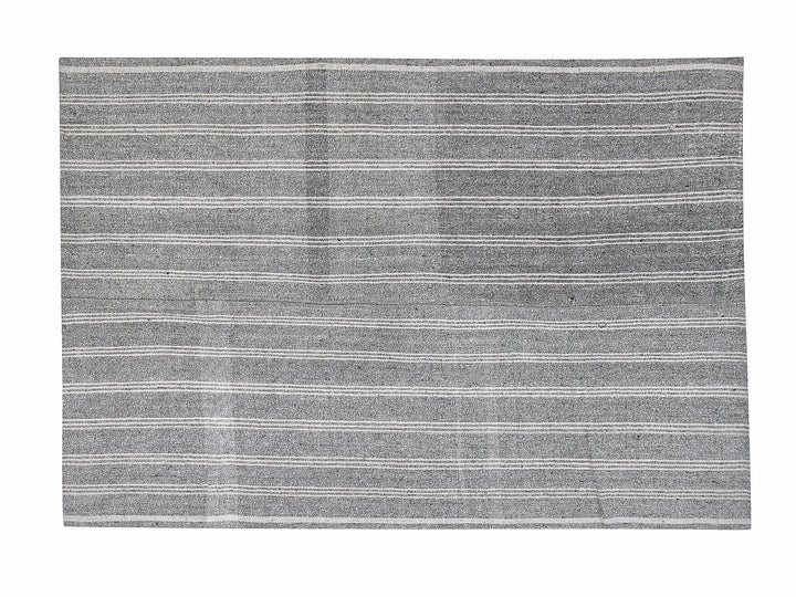 Gray Kilim Rug 6' 4" x 7' 11" | No. VR38013