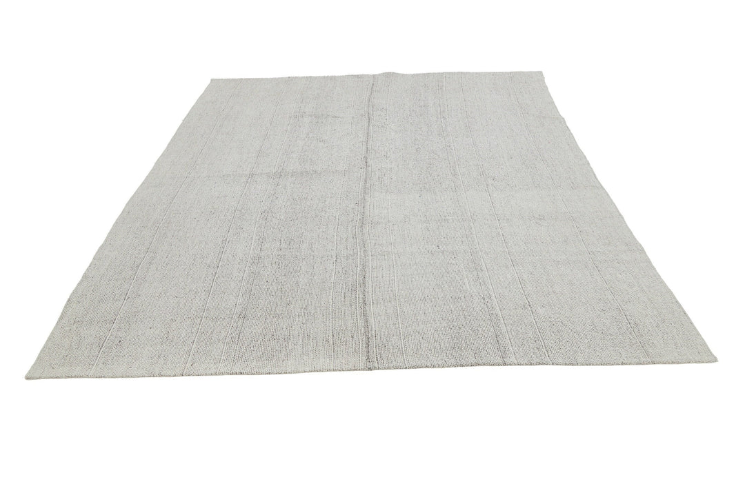 Gray Kilim Rug 7' 1" x 9' 4" | No. VR95767