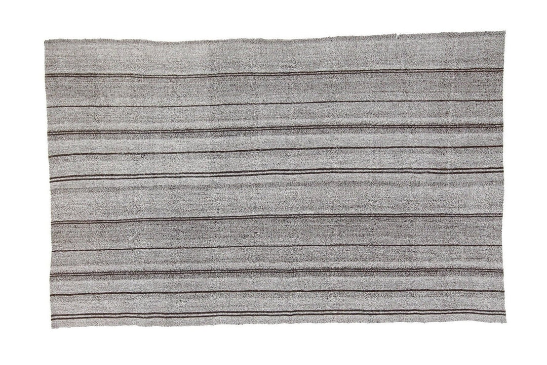 Gray Kilim Rug 4' 11" x 7' 9" | No. VR94815