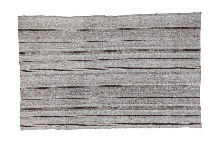 Gray Kilim Rug 4' 11" x 7' 9" | No. VR94815