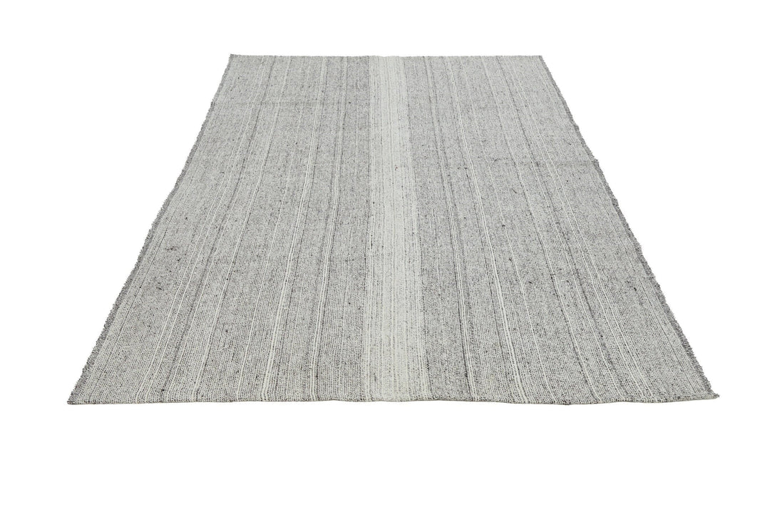 Gray Kilim Rug 5' 3" x 8' 4" | No. VR35206