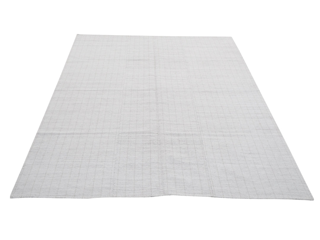 White Kilim Rug 6' 2" x 8' 6" | No. VR46393