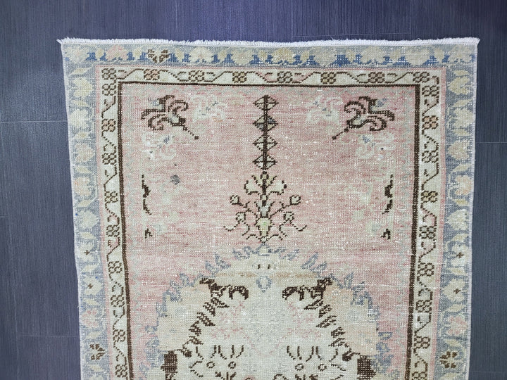 Rust Turkish Oushak Rug 2'11" x 5'10" Hand-Knotted view