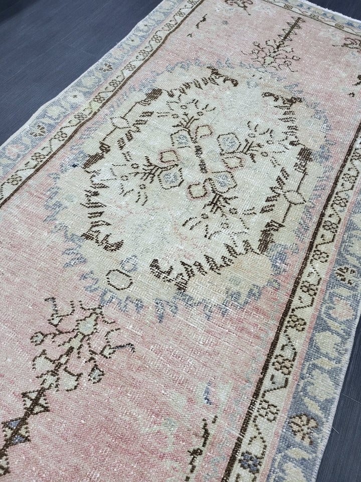 Rust Turkish Oushak Rug 2'11" x 5'10" Hand-Knotted view 9