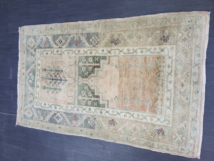 Rust Turkish Runner Rug 2' 9" x 4' 5" Hand-Knotted view 9