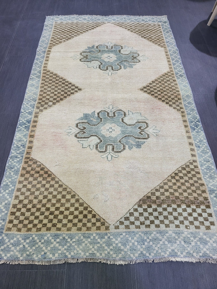 Turkish Oushak Rug 3' 3" x 5' 8" Hand-Knotted view