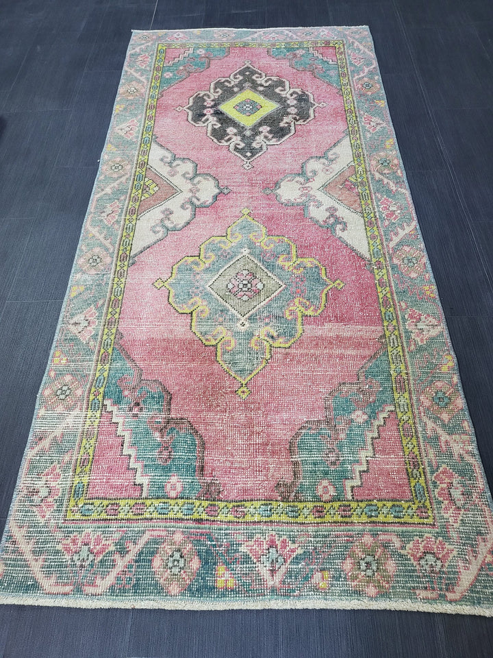 Beige Turkish Runner Rug 2' 11" x 6' 2" Hand-Knotted view