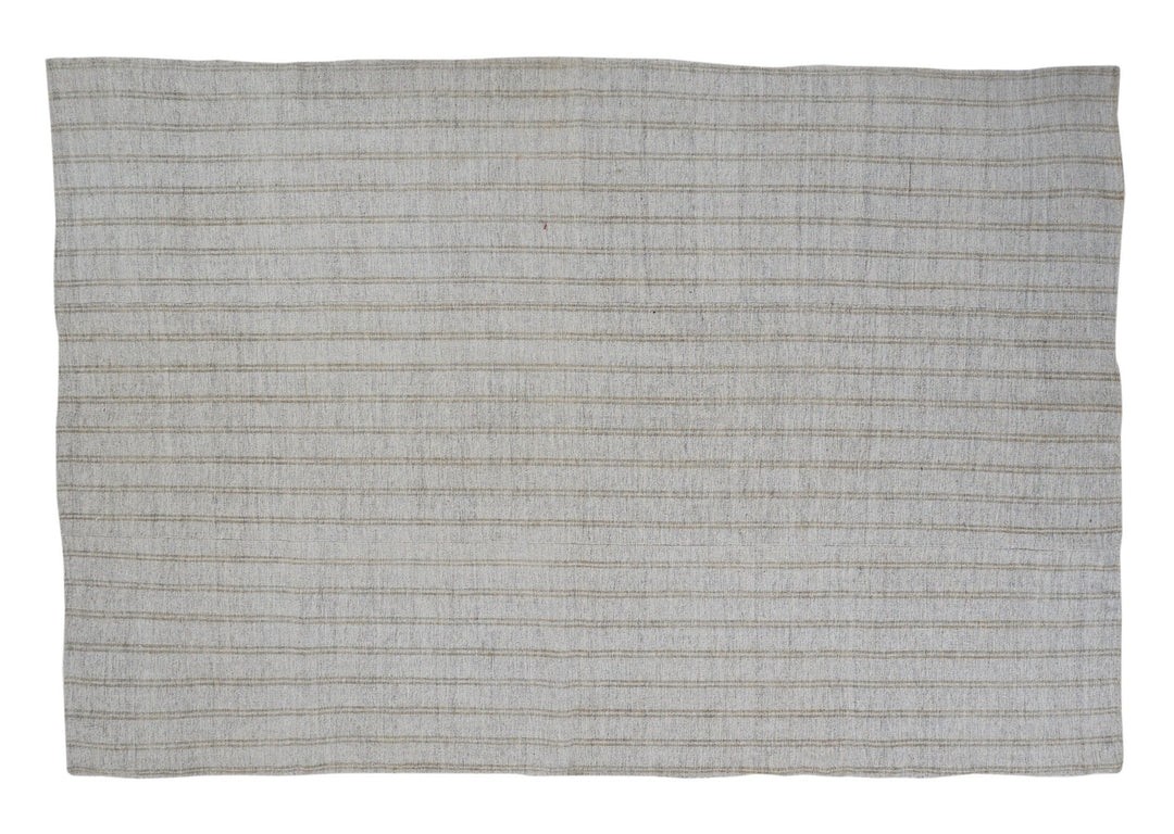 Gray Kilim Rug 7' 2" x 10' 8" | No. VR26587