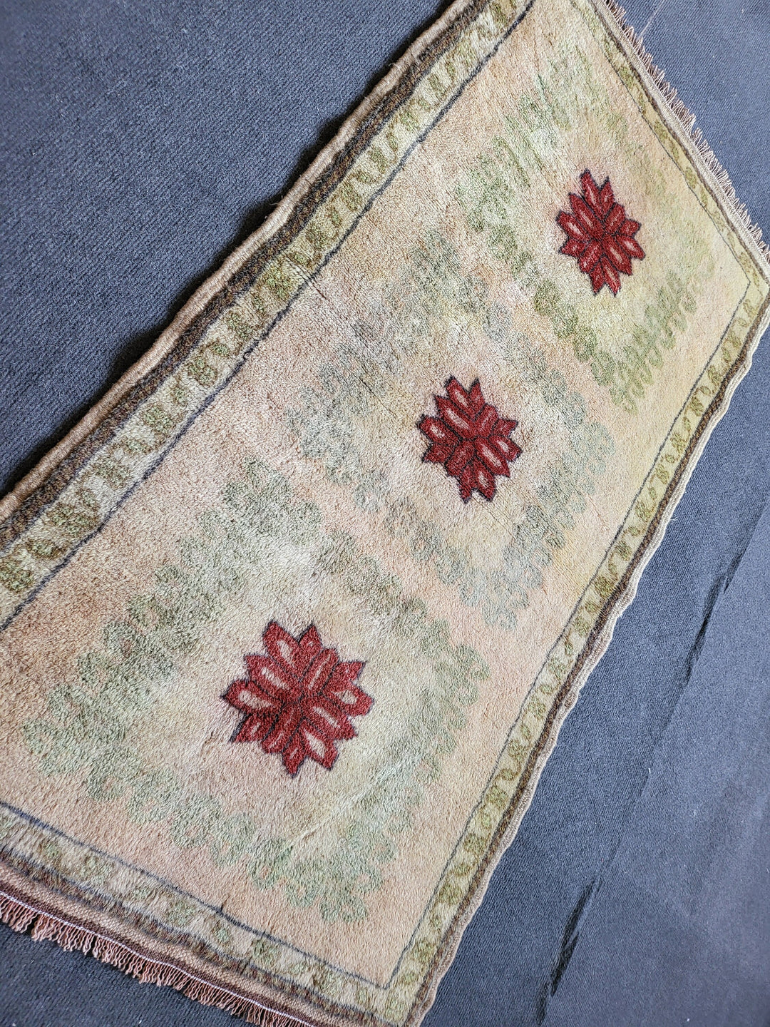 Rust Turkish Runner Rug 2' 3" x 4' 2" Hand-Knotted view 9