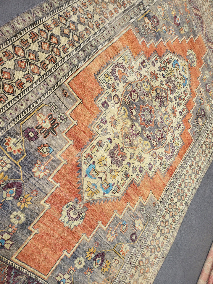 Blue Turkish Oushak Rug 5' 8" x 9' 11" Hand-Knotted | No. WR81970