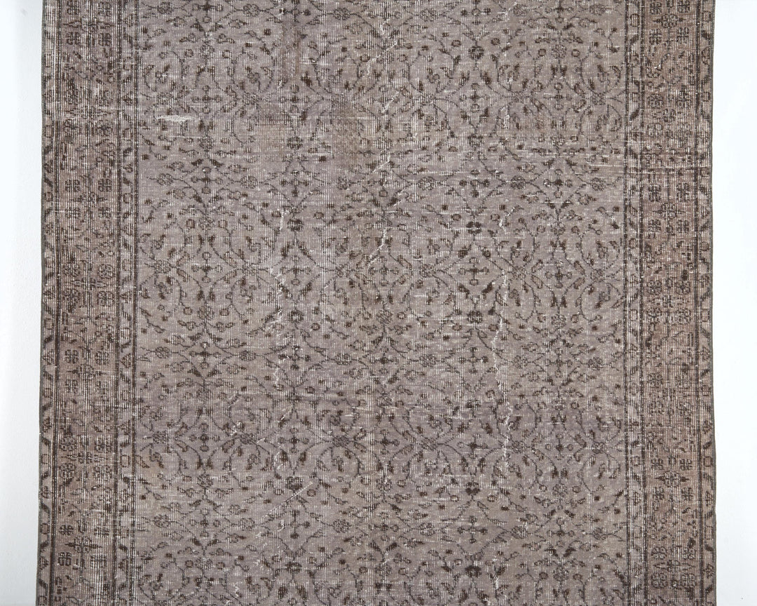 Gray Oushak Rug 8' 10" x 5' 4" | No. VR35693