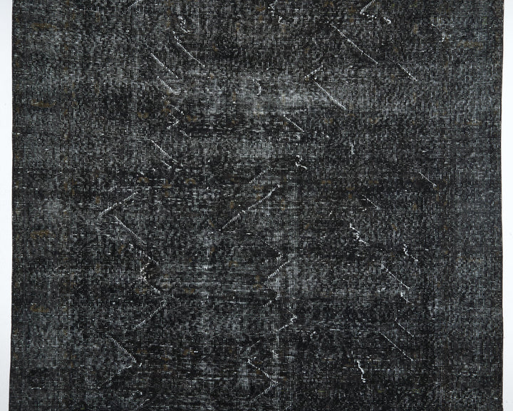 Black Oushak Rug 9' 3" x 5' 5" | No. VR16419